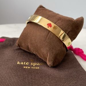 kate spade new york Enamel Spade Inlay Bangle